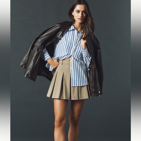 Anthropologie Maeve The Kate Classic Buttondown Shirt Size Small Oversize - Picture 4 of 12